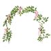 Artificial Wisteria Fake Decorative Twining Hanging Plastic Vine String Flower Plant Air Conditioner Pipe Cover_maomaolike.com