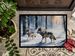 Winter Wolves Doormat Front Door Mat Indoor Outdoor Rugs For Entryway, Non Slip Washable Low Pile, 24H X 36W_maomaolike.com
