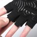 Cycling ice silk half-finger fitness gloves men and women extended wrist strap palm anti-slip shock-absorbing outdoor sports weightlifting equipment_maomaolike.com