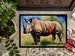 Rhinoceros Doormat Front Door Mat Indoor Outdoor Rugs For Entryway, Non Slip Washable Low Pile, 24H X 36W_maomaolike.com