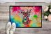 Hippie Animal Deer Doormat Front Door Mat Indoor Outdoor Rugs For Entryway, Non Slip Washable Low Pile, 24H X 36W_maomaolike.com