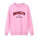 Women's Clothing 2024 autumn new round neck long sleeve letter women's casual outer wear plus velvet large size sweater tops women _maomaolike.com