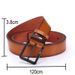 HOT Men's PU Leather Alloy Pin Square Buckle Belt BusinessLeisure Belts Fashion Black Coffee Brown WaistBelts for Men_maomaolike.com