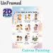 Family Rules Painting Poster, Colorful Cartoon-style Poster, Presents Kind Family Conduct Guidelines, Suitable For Home Spaces_maomaolike.com