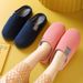 Women's Men's Thick Soft Bottom Home Household Plush Anti-slip Thermal Slippers Indoor Winter_maomaolike.com