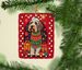 Sealyham Terrier Holiday Christmas Porcelain Ornament Christmas Tree Hanging Decorations For Home Christmas Holiday, Rectangle, Gift, Multicolor_maomaolike.com