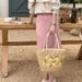 Felt Storage Basket Beige | Collapsible Fabric Organizer Bin Garden Vintage Retro - 305_maomaolike.com