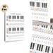 Piano Notes Painting Poster, Color-coded Piano & Staff Notes Chart Poster, Practical Reference For Learning Music Theory, Ideal For Music Studios And_maomaolike.com