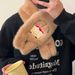 New Cake Series Plush Gloves, Korean-style Ins Couple's Cross-neck Scarf, Autumn And Winter Cycling Warm Gloves_maomaolike.com