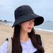Hot Sale Bucket Hat Foldable Sunshade Sun Hats for Women Ladies Korean Round Top Fisherman Big Brim Sunshad Cap Adjustable Sunhat_maomaolike.com