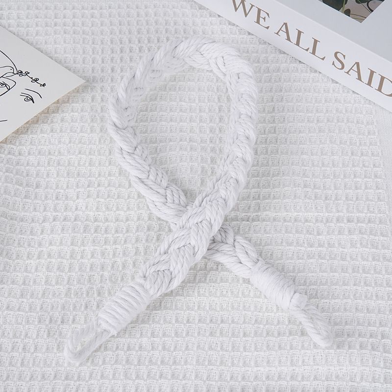 Handwoven Cotton Hanging Strap Braided Decoration Ins Curtain Tie Rope Manufacturer Wholesale_maomaolike.com