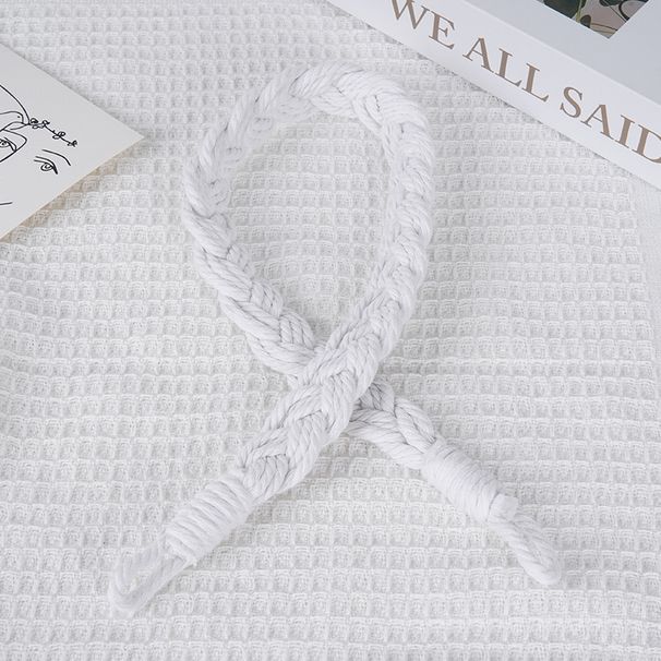 Handwoven Cotton Hanging Strap Braided Decoration Japanese Style Curtain Tie Rope Manufacturer Wholesale_maomaolike.com