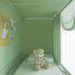 Student Dormitory Blackout Three-Door Integrated Dustproof Curtain Bed Canopy Mosquito Net Thickened Painted Frame_maomaolike.com