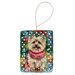 Cairn Terrier Christmas Porcelain Ornament Christmas Tree Hanging Decorations For Home Christmas Holiday, Rectangle, Gift, Multicolor_maomaolike.com