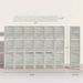 6 Panel 67" Tall Wood Privacy Screen Room Divider With 3 Shelves And Folding Storage For Bedroom, White_maomaolike.com