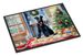 Kerry Blue Terrier Christmas Cookies Doormat Front Door Mat Indoor Outdoor Rugs For Entryway, Non Slip Washable Low Pile, 24H X 36W_maomaolike.com