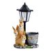 Easter Bunny Solar Garden Light Ornaments Garden Balcony Fleshy Flower Pot Micro Landscape Bonsai Decoration_maomaolike.com