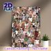 Diverse Multi-Ethnic Crowd Painting Poster, Vibrant Flat Illustration Poster, Highlights Human Diversity, Suitable For Home, Office And Living Room_maomaolike.com