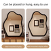 Vintage Style Makeup Table Bedroom Home Cloud Decorative Wall-Mountable Desktop Dressing Mirror_maomaolike.com
