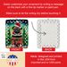 Pug Christmas Porcelain Ornament Christmas Tree Hanging Decorations For Home Christmas Holiday, Rectangle, Gift, Multicolor_maomaolike.com