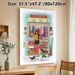 Sari-Sari Store Themed Painting Poster, Colorful Whimsical Local Grocery Scene Poster, Warm Nostalgic Daily Store Life Depiction, Ideal For Home_maomaolike.com