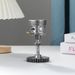 Resin Craft Skull Statue With Piston Gear Element, Compact Decorative Small Ornament For Household Desktop Layout
_maomaolike.com