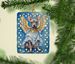 American Hairless Terrier My Angel Porcelain Ornament Christmas Tree Hanging Decorations For Home Christmas Holiday, Rectangle, Gift, Multicolor_maomaolike.com