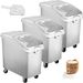 3 Pack Dry Ingredient 21 Gallon Storage Bin Caster Commercial Restaurant Kitchen_maomaolike.com