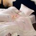 Fleece-Lined Thickened Autumn Winter Warm Milk Velvet Four-Piece Set Double-Sided Coral Fleece Duvet Cover Bed Sheet Fresh Simple_maomaolike.com