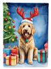 Goldendoodle Christmas Reindeer Garden Flag Mailbox Flag Decorative Yard Flag Banner Outside Patio Artwork Yard Flower Beds, Garden Size, Multicolor_maomaolike.com