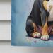 Entlebucher Mountain Dog Happy Birthday House Flag Large Porch Sleeve Pole Decorative Outside Yard Banner Artwork Wall Hanging, Polyester, House Size, Multicolor_maomaolike.com