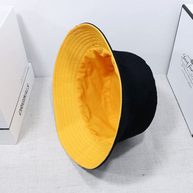 Hot Sale Fashion Flat Top Bucket Hat For Men Women Classic Solid Color Fisherman Hats Unisex Outdoor Sun Visor Cotton Foldable_maomaolike.com