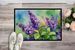 New Hampshire Purple Lilac In Watercolor Doormat Front Door Mat Indoor Outdoor Rugs For Entryway, Non Slip Washable Low Pile, 24H X 36W_maomaolike.com