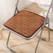【 1316 People's Collection 】 Summer Rattan Mat, Office Non Slip Breathable Cool Car Student Chair Cushion, Stool_maomaolike.com