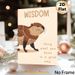 Wisdom Otter Painting Poster, Earth-toned Graphic Illustrated Poster, Inspirational Wisdom Quote Wall Art Suitable For Home, Office Spaces_maomaolike.com