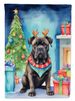 Cane Corso Christmas Reindeer House Flag Large Porch Sleeve Pole Decorative Outside Yard Banner Artwork Wall Hanging, Polyester, House Size, Multicolor_maomaolike.com