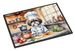 Shih Tzu The Chef Doormat Front Door Mat Indoor Outdoor Rugs For Entryway, Non Slip Washable Low Pile, 24H X 36W_maomaolike.com