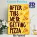 Pizza Themed Fun Slogan Painting Poster, Vibrant Cartoon-style Pizza Slice Poster, Playful Food-inspired Decor Ideal For Kitchen, Dining Room Or Game_maomaolike.com