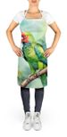 African Ringneck Parrot Apron Cooking Kitchen Server Baking Crafts Gardening For Adult Women Men, Unisex, Large, Multicolor_maomaolike.com