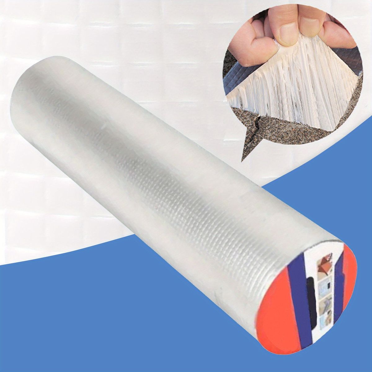Butyl Tape 20"x32.8', Outdoor Leakproof Tape For Plastic And Metal Repair, RV Repair, Window And Boat Sealing, Silicone, Glass And Roof Leak Repair_maomaolike.com