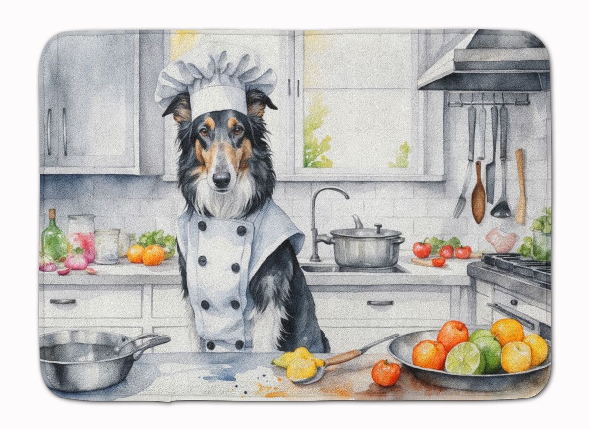 Borzoi The Chef Memory Foam Kitchen Mat Machine Washable Anti-Fatigue Mat Cushion Comfort Bath Mat Or Kitchen Rug_maomaolike.com