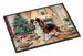 Cavalier Spaniel Christmas Cookies Doormat Front Door Mat Indoor Outdoor Rugs For Entryway, Non Slip Washable Low Pile, 24H X 36W_maomaolike.com
