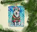 Alaskan Malamute Christmas Porcelain Ornament Christmas Tree Hanging Decorations For Home Christmas Holiday, Rectangle, Gift, Multicolor_maomaolike.com