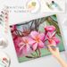 RUOPOTY Classic Paint By Kits Canvas Red Frangipani Painting Numbers Living Room Decoration Unique Gift_maomaolike.com
