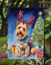 Australian Terrier Christmas Reindeer Garden Flag Mailbox Flag Decorative Yard Flag Banner Outside Patio Artwork Yard Flower Beds, Garden Size, Multicolor_maomaolike.com