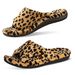Crestar Women' Winter Fashion Open Toe Fluffy Solid Color House Slippers New Indoor And Outdoor Antiskid Cotton Shoes_maomaolike.com