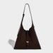 Niche Design Tote 2026 Autumn And Winter New Model, Large-capacity Women's Commuter Suede-feel Shoulder Bag, Crossbody Bag_maomaolike.com