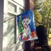 Maltese Christmas Reindeer House Flag Large Porch Sleeve Pole Decorative Outside Yard Banner Artwork Wall Hanging, Polyester, House Size, Multicolor_maomaolike.com