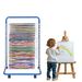 VEVOR Art Drying Rack 25 Removable Shelves Paint Drying Rack With 4 Wheels Blue_maomaolike.com