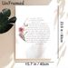 Traditional Prayer Themed Painting Poster, Soft Watercolor Style Poster, Delicate Rose Decor With Elegant Script, Serene Spiritual Artwork Ideal For_maomaolike.com